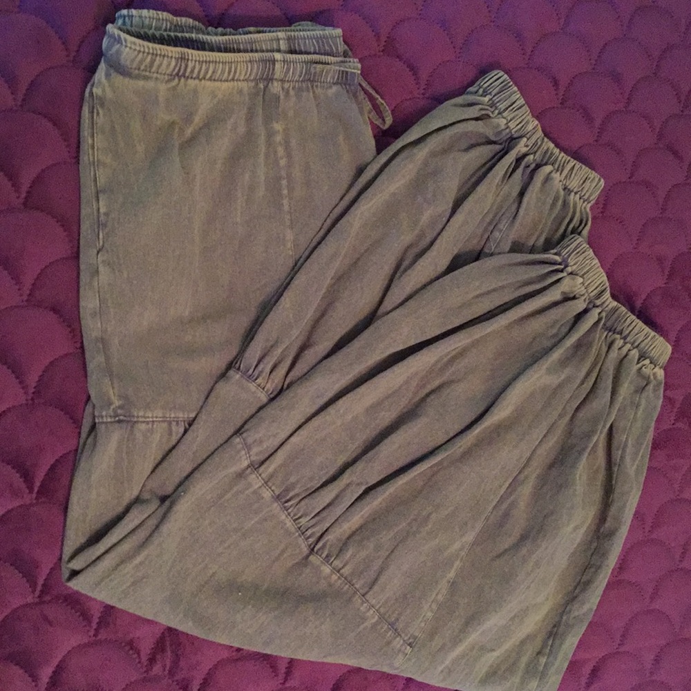Harem Pants Olive Green